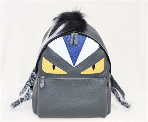 fendi monster backpack mens